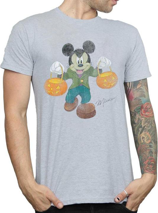 Actual product image Disney Mens Frankenstein Mickey Mouse T-Shirt (S)