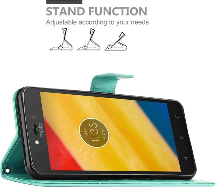 Immagine prodotto Cadorabo Copertina del libro di fiori (Motorola Moto C Plus)