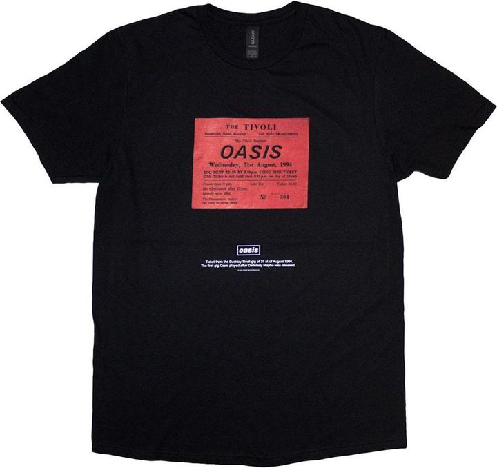 Actual product image Oasis Unisex Adult Definitely Maybe Ticket Stub T-Shirt (XL)