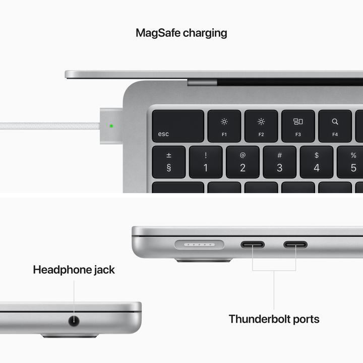 Actual product image Apple MacBook Air – 2022 (13.60", M2, 16 GB, 512 GB, DE)