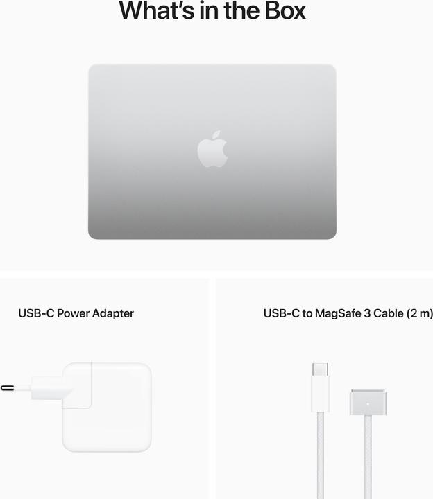 Actual product image Apple MacBook Air – 2022 (13.60", M2, 16 GB, 512 GB, DE)