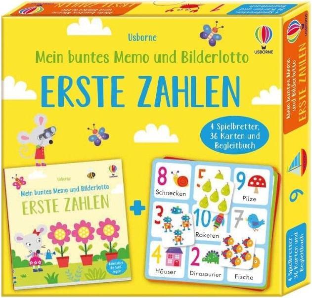 Produktbild Mein buntes Memo und Bilderlotto: Erste Zahlen (Deutsch)