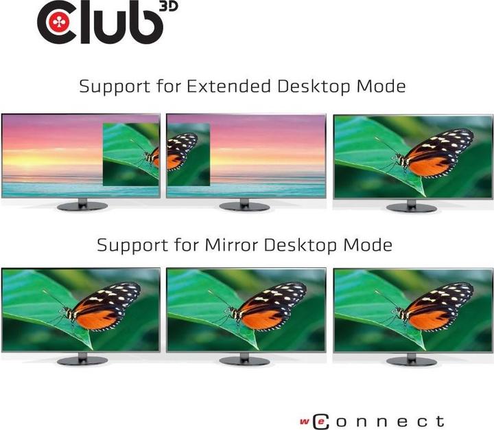 Produktbild Club 3D Triple Display Dynamic (Docking Port, 4 Ports)