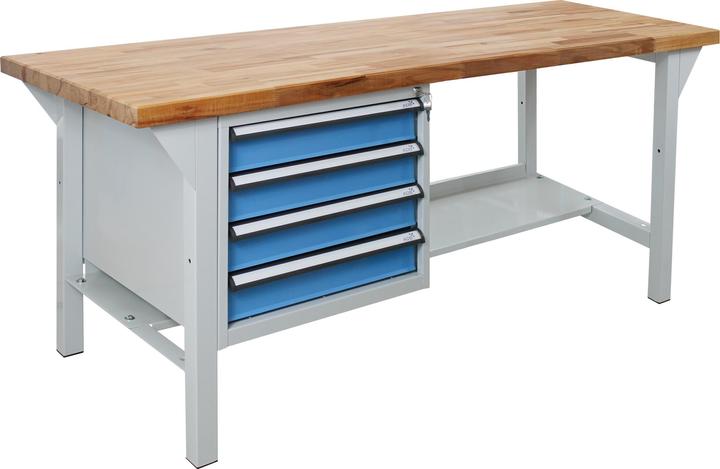 Actual product image ADB Workbench Workbench PROFI 4 drawers 1500mm (150 cm, 75 cm)