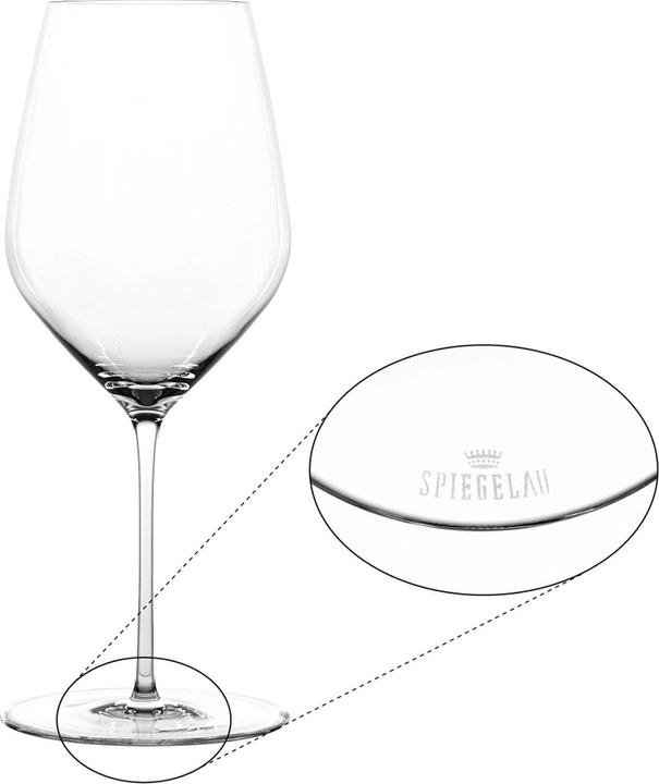 Actual product image Spiegelau Hi-Lite Bordeauxgläser (65 cl, 2 Glasses, Red wine glasses)