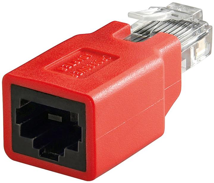 Goobay RJ45 Crossover Modular Adapter CAT 5e (Kabel Zubehör, Netzwerk Zubehör)