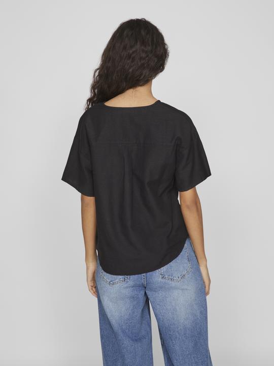 Actual product image Vila V-neck top with short sleeves (38)