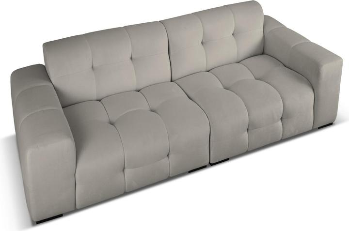 Actual product image Micadoni Velvet Sofa, "Kendal", 4 Seats, 255x103x79Made in Europe (2 person sofa, 3-seater, 4-seater)