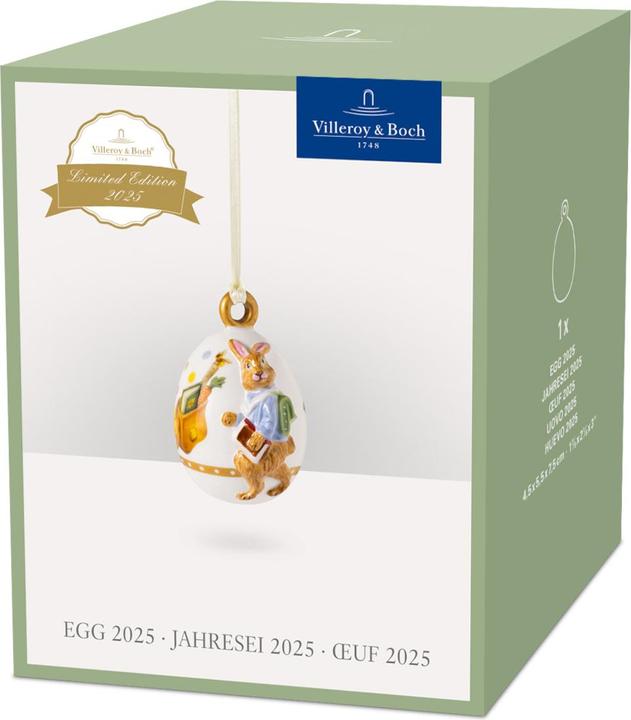 Actual product image Villeroy & Boch Annual Easter Edition Jahresei 2025 (1 x, Ø 4.5 x 7.5 cm)