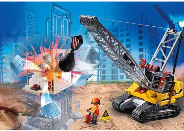 Immagine prodotto Playmobil Escavatore a cavo con componente (70442, Playmobil Città d'azione)