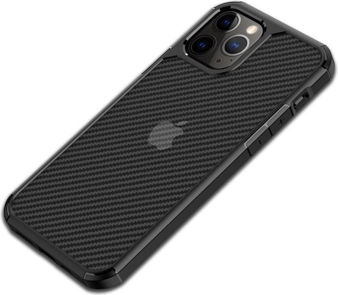 Produktbild Crong Hybrid Carbon - iPhone 12 Mini Case black (Apple iPhone 12 mini)