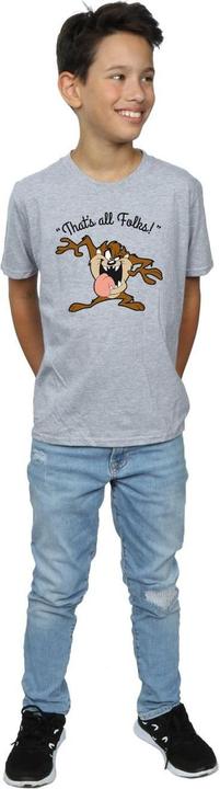 Actual product image Looney Tunes Boys Taz That's All Folks T-Shirt (128)