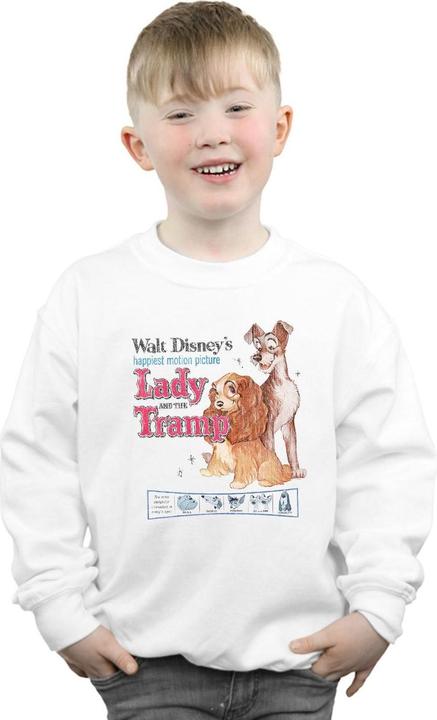 Image du produit Disney - Sweat LADY AND THE TRAMP DISTRESSED CLASSIC POSTER - Garçon (140, 146)