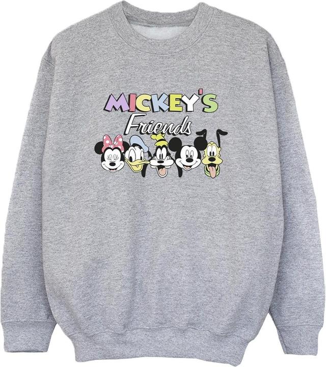 Actual product image Disney Boys Mickey Mouse And Friends Faces Sweatshirt (116)