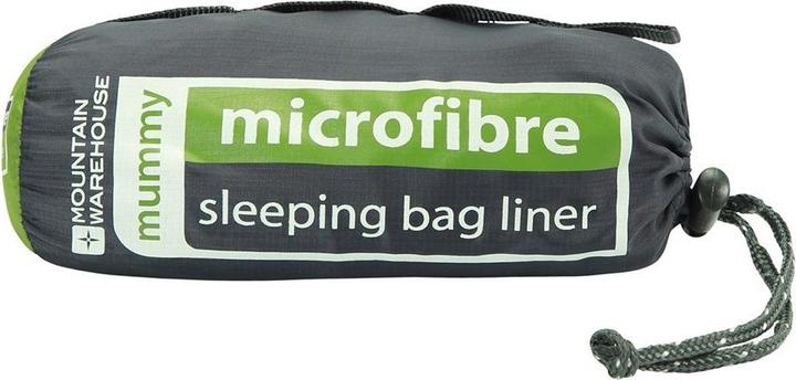 Actual product image Mountain Warehouse Microfibre Mummy Sleeping Bag Liner (220 cm)
