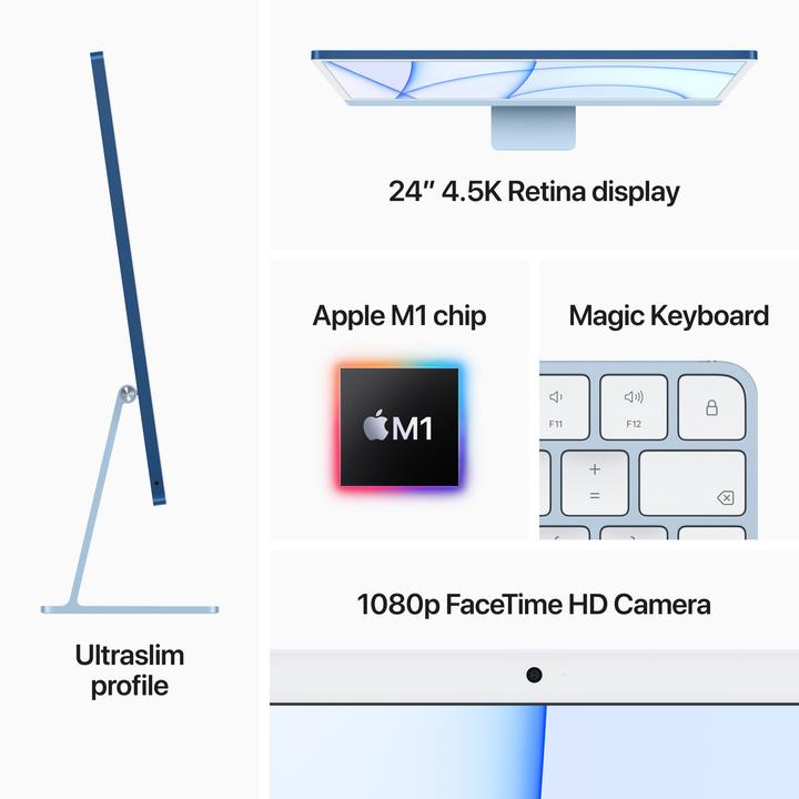 Image du produit Apple iMac (M1, 16 Go, 512 Go)