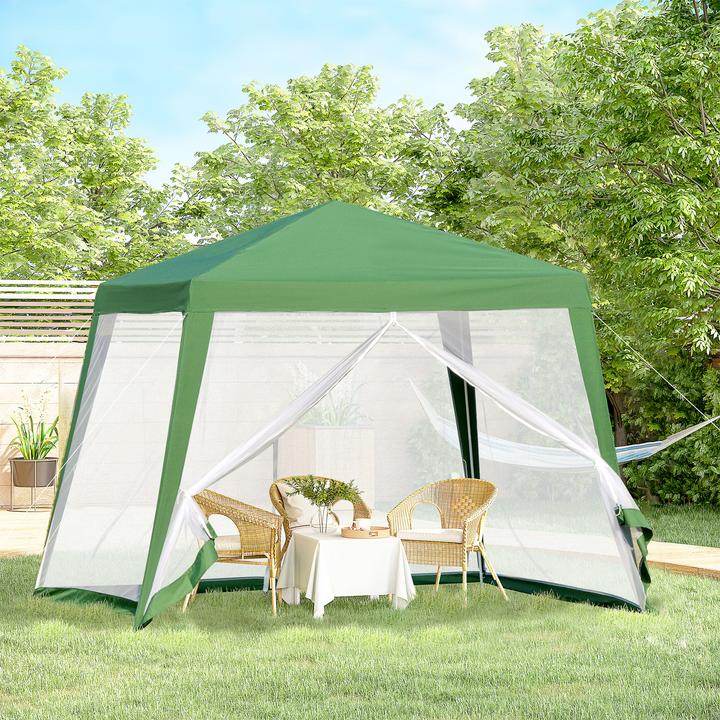 Produktbild Outsunny Pavillon mit Moskitonetz (300 cm, 300 cm)