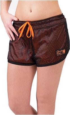 Actual product image Gorilla Wear Madison Reversible Shorts (Black/Neon Orange) (S)
