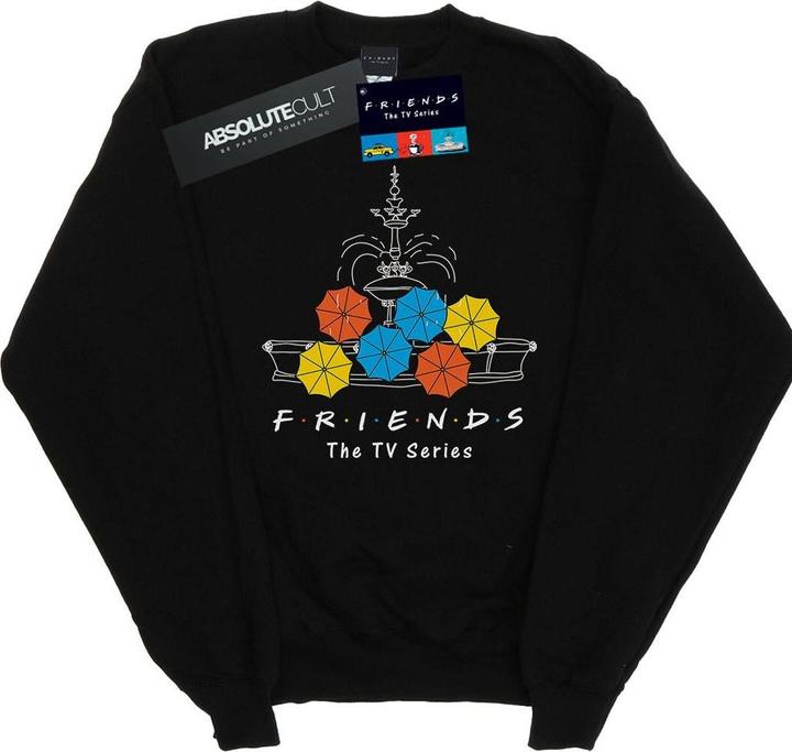 Friends Fountain And Umbrellas Sweatshirt