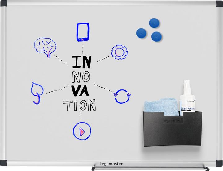 Actual product image Legamaster Magnetic whiteboard Unite 45 cm x 60 cm, white (60 x 45 cm)