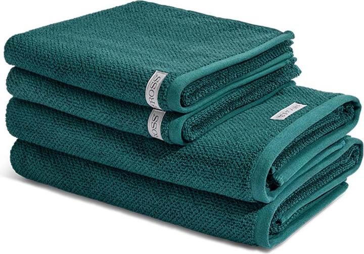 Ross Selection - Organic Cotton 2 X Handtuch 2 X Duschtuch - im Set (70 x 140 cm, 50 x 100 cm)