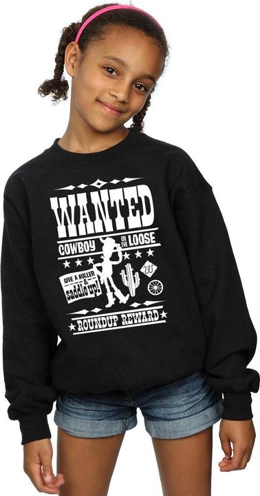 Actual product image Disney Girls Toy Story Wanted Poster Sweatshirt (116)