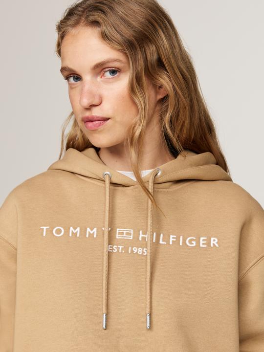 Produktbild Tommy Hilfiger Hoodie Dames Regular Fit - Beige - Maat L (L)