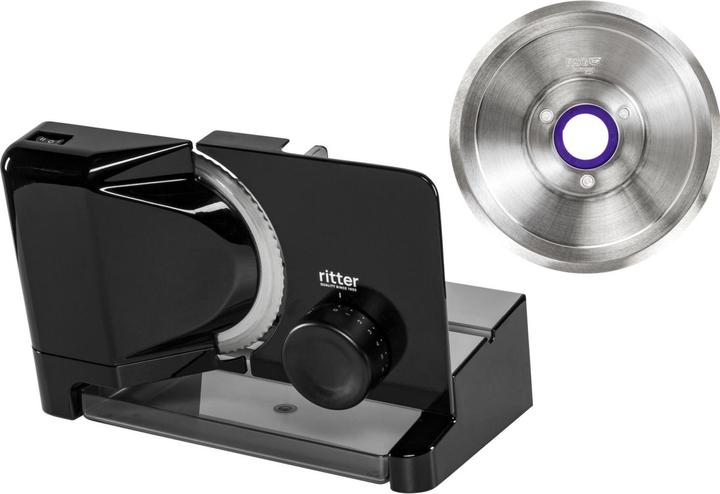 Actual product image Ritter E 16 SW DuoPlus universal slicer metal version incl. ham knife 515047