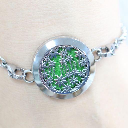 Actual product image Zen Arôme Fragrance jewellery bracelet No.19 Diffuser for essential oil, perfume - stainless steel (Metal, Stainless steel)