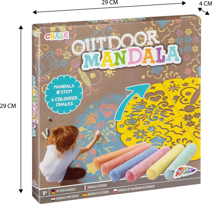 Actual product image Grafix Pavement Chalk Mandala