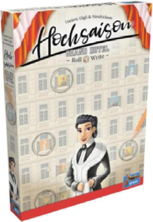 Produktbild Lookout LOOD0061 - Hochsaison: Grand Hotel Roll & Write, Brettspiel für 2-4 Spieler, ab 12 Jahren (DE) (Deutsch)