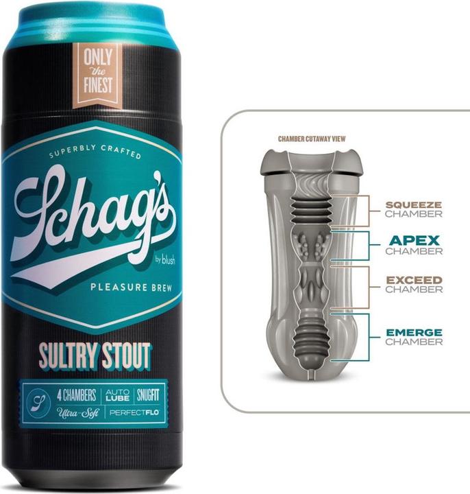Blush Schag's - Sultry Stout Masturbator - Frosted