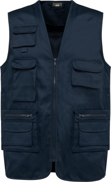 Kariban Gefütterte Polycotton-Multitaschen-Weste