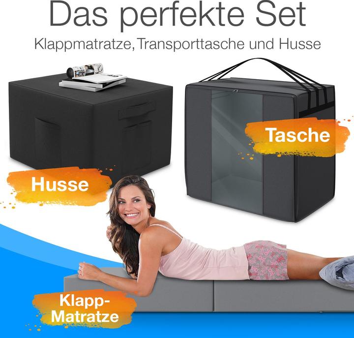Actual product image Bestschlaf Folding mattress incl. cover & transport bag (90 x 200 cm, Foam core)
