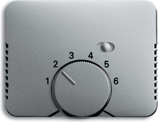 Busch-Jaeger Cover for room thermostat Alpha Exclusiv/Alpha Nea titanium 1795-266