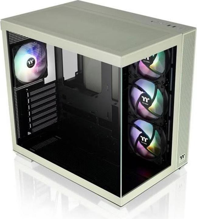 Actual product image Thermaltake View 380 TG ARGB Matcha Green (Mini-ITX, ATX, mATX)
