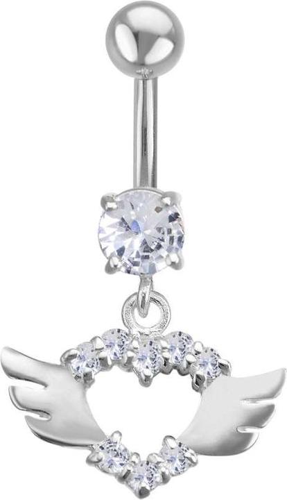 Bijouteria Bauchpiercing (Edelstahl, Silber 925, Zirkonia)