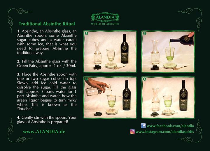 Produktbild Alandia Absinth Zubehör Set Premium