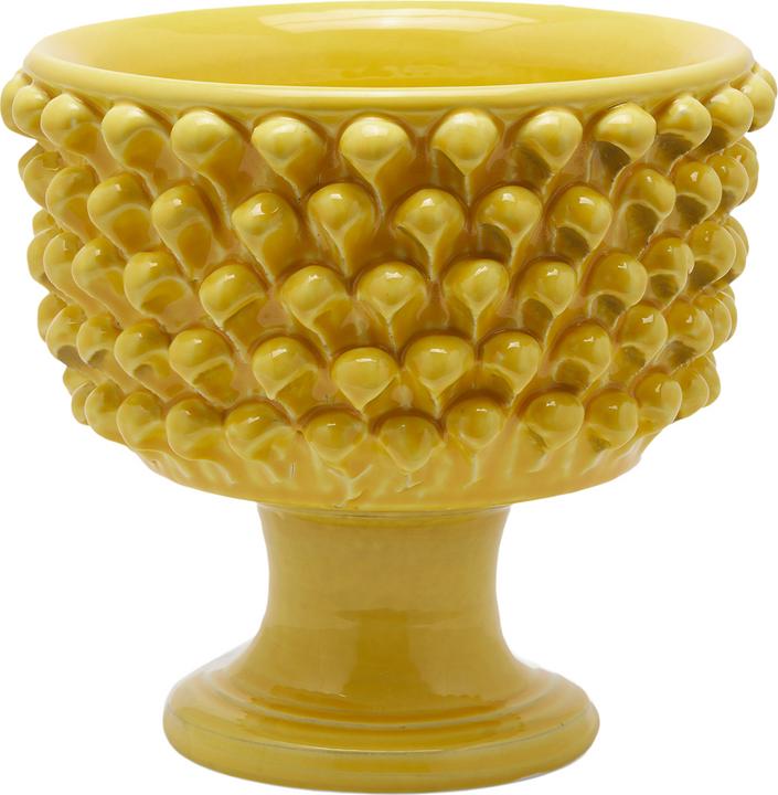 Edg Tannenzapfen Schale mit Fuss, Keramik H: 25 cm