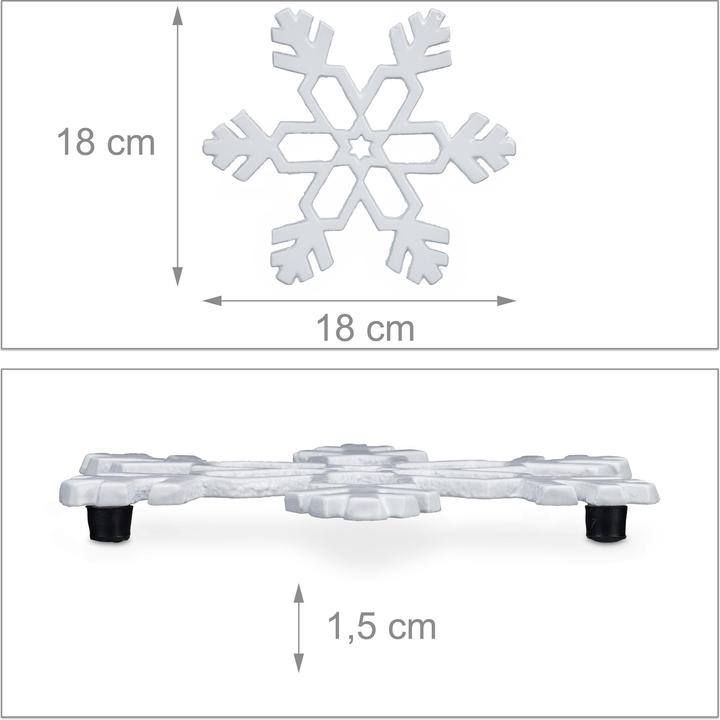 Relaxdays 2x trivet (2 x, Pan coaster)
