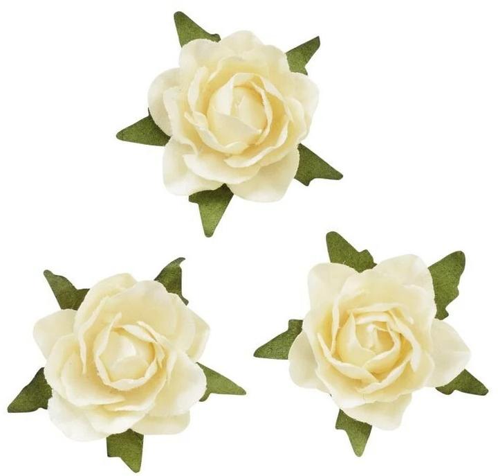 Actual product image Hobby Fun Scatter decoration roses 20 pieces, cream