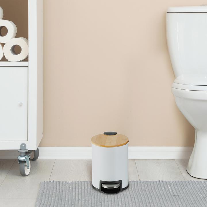 Image du produit Relaxdays Poubelle-salle-bain (3 l)