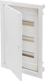 Image du produit Gewiss Petit tableau de distribution encastré 36(3X12)TE, avec porte GW40153N