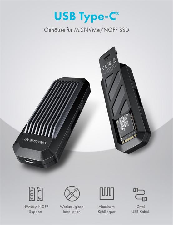 Immagine prodotto Graugear G-M202-AC-10G (M.2 2280, M.2 2230, M.2 2260, M.2 2242)