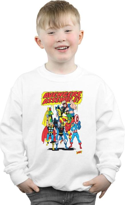 Actual product image Boys Avengers Assemble Sweatshirt (152, 158)