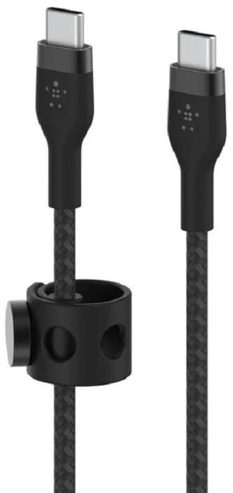 Image du produit Belkin USB-C vers USB-C Silicone Braide 1m Twin (1 m, USB 2.0)