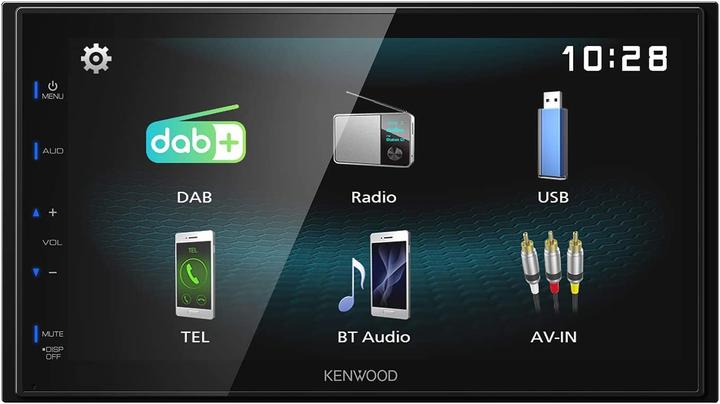 Kenwood Corp. DMX125DAB Auto-Media-Receiver Schwarz 84 W Bluetooth (Android Auto, Apple Carplay)