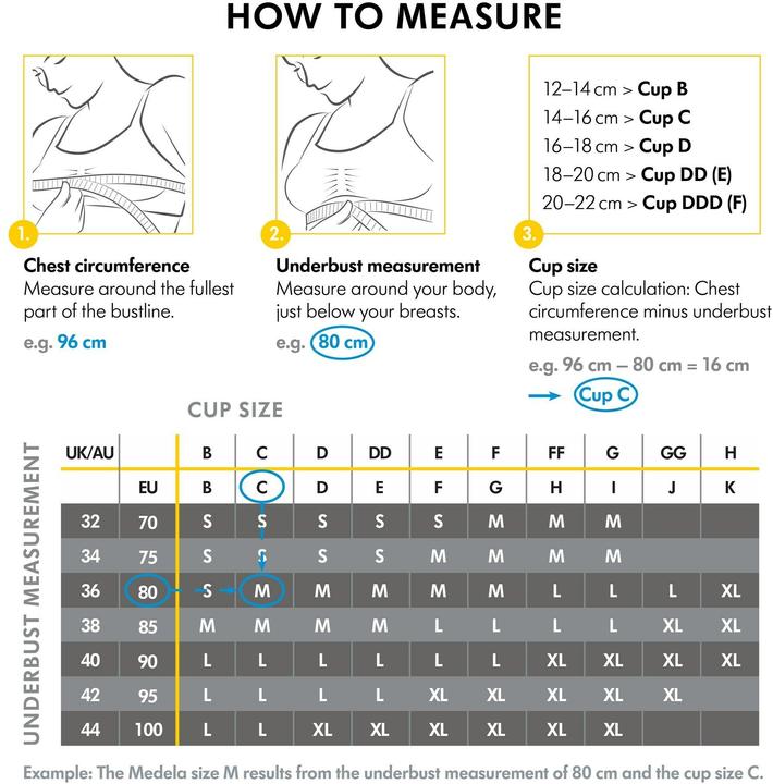 Image du produit Medela Soutien-gorge d'allaitement et de sommeil Keep Cool (M)