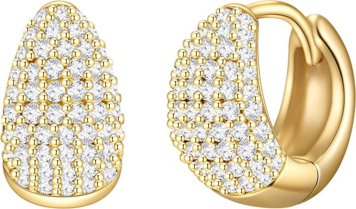Produktbild Glanzstücke München Damen Sterling Silber Zirkonia gelbgold - 28973 (Sterling Silber)