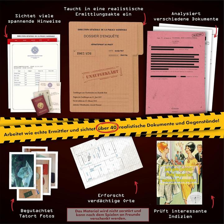 Produktbild X-scape Cold Case Detectives - Vermisst in Paris 1967 - Krimispiel (Deutsch)
